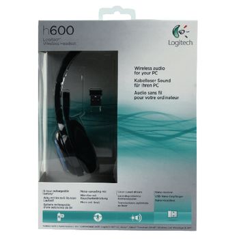 LGT-H600 Headset anc (active noise cancelling) / opvouwbaar on-ear bluetooth ingebouwde microfoon zwart Verpakking foto